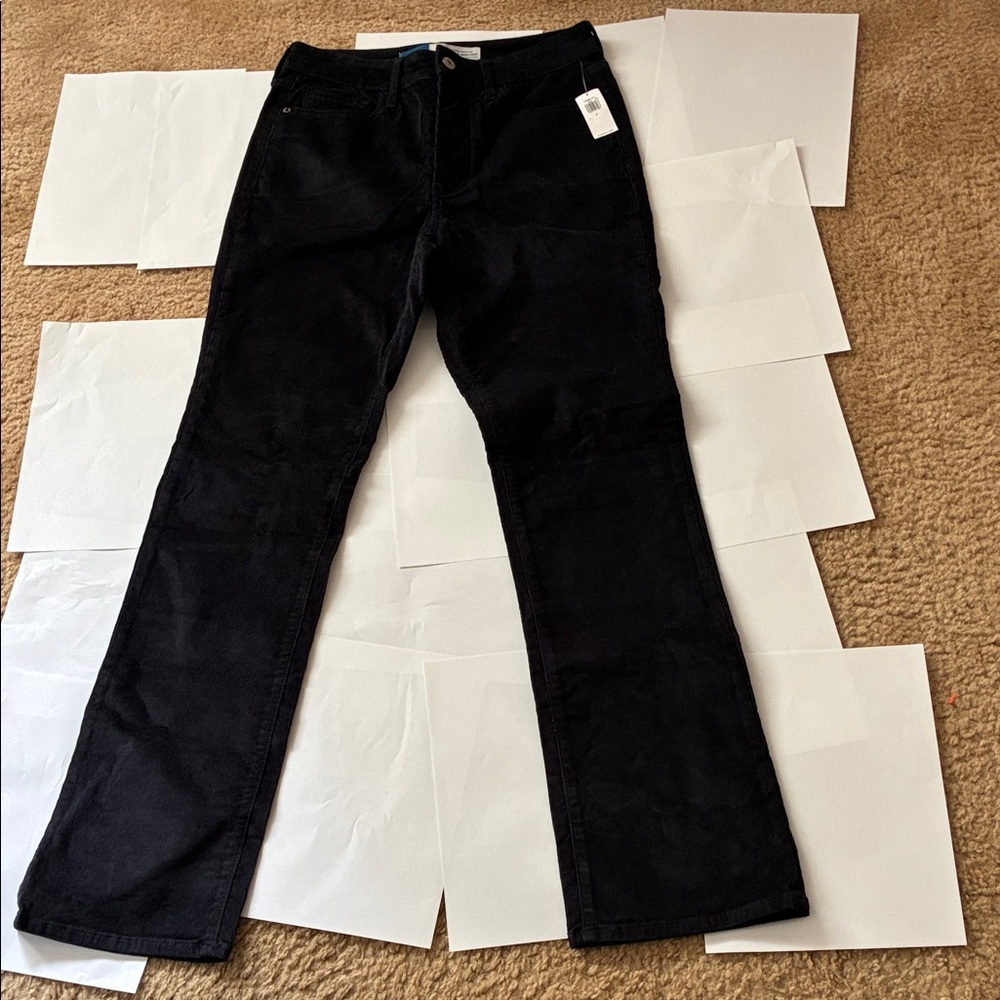 Old Navy Black Boot Cut Corduroy Women's Jeans